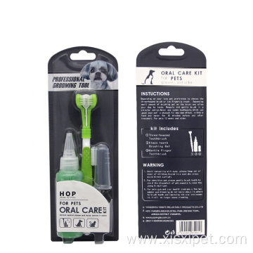 Pet Cat Dog Toothbrush And Toothpaste Set